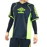 umbro(アンブロ) 半袖 Tシャツ プラクティス シャツ サッカー メンズ ブラック UBS7230-BAPG　Mサイズ