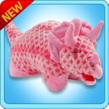My Pillow Pets Pink Dinosaur - Small