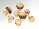 Pilze aus Holz 15er-Set