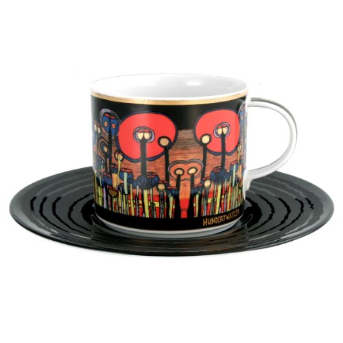 K&ouml;niglich Tettau 004.102102  Tasse 0,21 l  Hundertwasser 3521