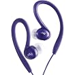 JVC HA-EBX5V Sports Clip Earbuds, Violet JVC HA-EBX5V Sports Clip Earbuds, Violet