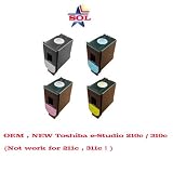 OEM (B, C, M, Y) 4 Colors for Toshiba E-studio 210c / 310c Toner Cartridge Combo Tfc31k , Tfc31c, Tfc31m, Tfc31y (Not Fit for 211c , 311c)