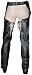 Women's Leather Pants - Y2 NEW WOMENS MOTORCYCLE LEATHER CHAP CHAPS BLACK 30