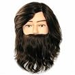 Celebrity Budget Zach Bearded Manikin 19" Brown