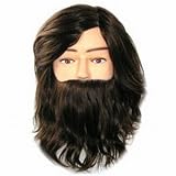 Celebrity Budget Zach Bearded Manikin 19" Brown