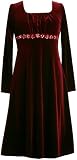 Bonnie Jean Girls 7-16 Stretch Velvet,Burgundy,7