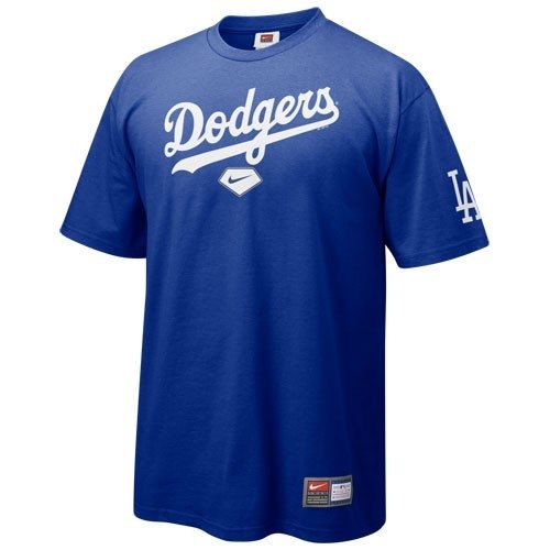 Los Angeles Dodgers Nike Team Blue Practice Short Sleeve