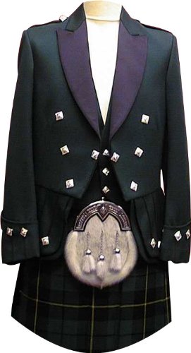 Regulation Doublet Jacket & Vest, Custom Made, Black On Sale