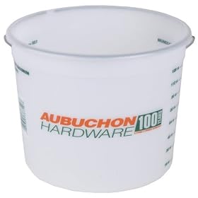 Aubuchon Hardware 100 Years Clear Measuring Pail, 5 QT