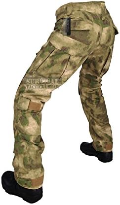 SEAKY Tactical Pants With Knee Pads Camping Hiking Hunting Military Uniform Combat Trousers Airsoft Knee Pads variety camouflage ACU CP AU FG (FG, S32)