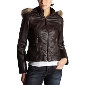 Big Chill Women's Big Chill - Quilted, Detachable Faux Fur Trimmed Hooded Zip-Front Jacket
