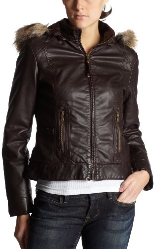 Big Chill Women's Big Chill - Quilted, Detachable Faux Fur Trimmed Hooded Zip-Front Jacket
