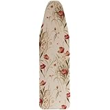 Laundry Solutions by Westex IBCAIE254POP 3-Layer Ironing Board Cover, Poppy