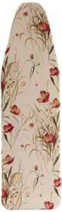 Laundry Solutions by Westex IBCAIE254POP 3-Layer Ironing Board Cover, Poppy