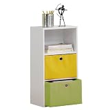 3-Shelf Bookcase 99126 - White Finish