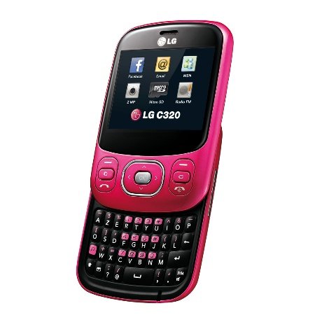 LG C320 Town Handy (2MP Kamera, MP3-Player) pink