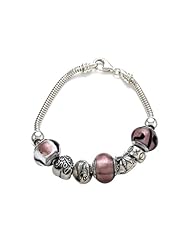 Zable(tm) Sterling Silver Bridal Theme Bracelet with 7 Beads