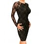 Blue Banana Black Lace Stretchy Dress