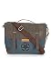 The House Of Tara Star Laptop and Office Bag (Combat Blue, Coffee Brown) RS.1799.00