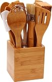 Cook N Home 15 Piece Bamboo Tool in a TUB