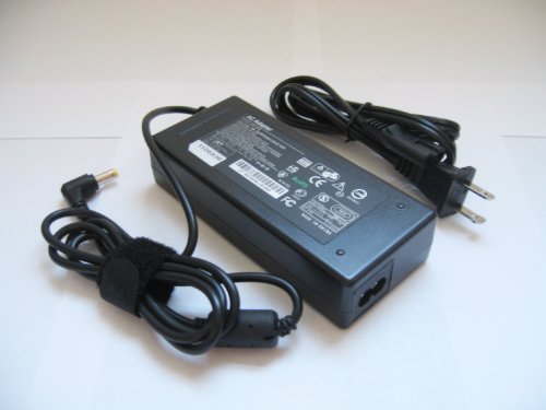 New Ac Adapter Charger for Toshiba Satellite L305-S5919 L305-S5955 L305-SP6922C L305-s5917 A355-SC2901 A305-s6905 A205-S5000 Laptop Notebook Battery Power Supply Cord Plug 75w