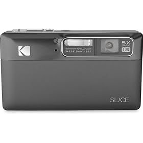 Kodak Slice 14MP Digital Camera with Schneider-Kreuznach Prism 5x Optical Image Stabilized Zoom and 3.5-Inch Touch-Screen LCD (Black)