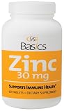 Vitamin Shoppe Basics - Zinc 30 Mg Basics, 30 mg, 60 tablets