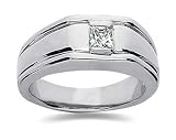 0.40 CTW Men's Diamond Ring in Platinum
