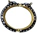 Black / White Giraffe Head Hinged Bangle Bracelet