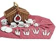 Ladybug Tea Set Basket