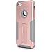 Macally Hardshell Protective Case Cover with Kickstand for iPhone 6/6s - Retail Packaging - Rose Gold