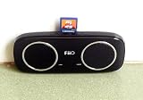 FiiO S3 Elegant Portable 2.4 Watt Stereo Speaker With SD Card Slot And Headphones Jack - USB 2.0 Interface - For PC, Laptop, Notebook, MP3/MP4 Players, Memory Cards, Mobile Phones And All Audio Devices - Black