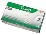 Medline Curad 3G Stretch Vinyl Exam Glove Latex & Powder Free Case of 1000 - Small