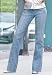 Tall Women's Pants | Tall Pants - metrostyle Seamed Stretch Jeans (BLACK DENIM WASH,18T)