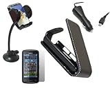 iTALKonline CAR DRIVE Pack BLACK Clip On Flip Case/Cover/Skin, LCD Screen/S ....