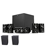 Klipsch HD Theater 600 5.1 Home Theater System With FREE 2.0 UPGRADE to 7.1 Premier Acoustic 4.0 Sats One Pair