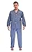 RK Classical Sleepwear Men’s Broadcloth Woven Pajama Set