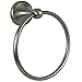 Burton Harbor Modern Towel Ring Bathroom Hardware Bath Accessory, Satin Nickel