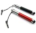 Hi-Tech Dealz® 2 Pack of Stylus (Red Black) RETRACTABLE / EXPANDABLE Universal Touch Screen Capacitive Pen for Samsung Tablet PC / Cell Phone / Smartphone : Samsung M350 Seek, Samsung M3710 Corby Beat, Samsung M5650 Lindy, Samsung M580 Replenish, Samsung M715 T*OMNIA II, Samsung M7600 Beat DJ, Samsung M850 Instinct HD, Samsung M8920, Samsung M900 Moment, Samsung M920 Transform, Samsung M930 Transform Ultra, Samsung Mesmerize i500, Samsung Omnia W I8350