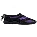 Women's Wave Water Shoes Pool Beach Aqua Socks, Pool , Beach (Black Purple-S1185L) 7 US