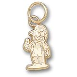 University of Nebraska Lil Red Mascot 7/16 Pendant (Gold Plated)