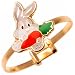Yellow Gold Looney Tunes Bugs Bunny Ring