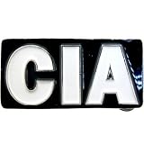 Body Candy - Black and White CIA Belt Buckle