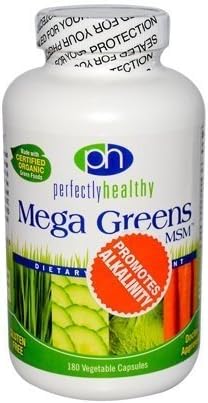 PERFECTLY HEALTHY MEGA GREEN PLUS MSM, 180 CAP