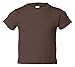 Rabbit Skins 5.5 oz Toddler Short-Sleeve T-Shirt, 3T, Brown