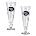 Search : Tennessee Titans NFL 2pc Pilsner Glass Set with Football on stem - Oval Logo