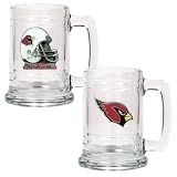 Arizona Cardinals Set of 2 Beer Mugs