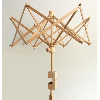 Set A Shopping Price Drop Alert For U-nitt wooden (birch) yarn swift / holder umbrella style medium: works with yarn winder