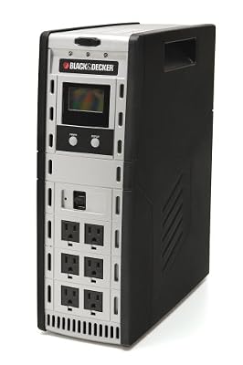 Black Decker Electromate POWER 500 Emergency Power Source With 6 AC Outlets And 2 USB Ports BPS500B