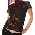 Folter Womens DECAY TEE in BLACK